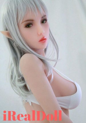 Zuri 145cm Elf Teen Sex Doll With Grey Wig -irealdoll TPE love doll