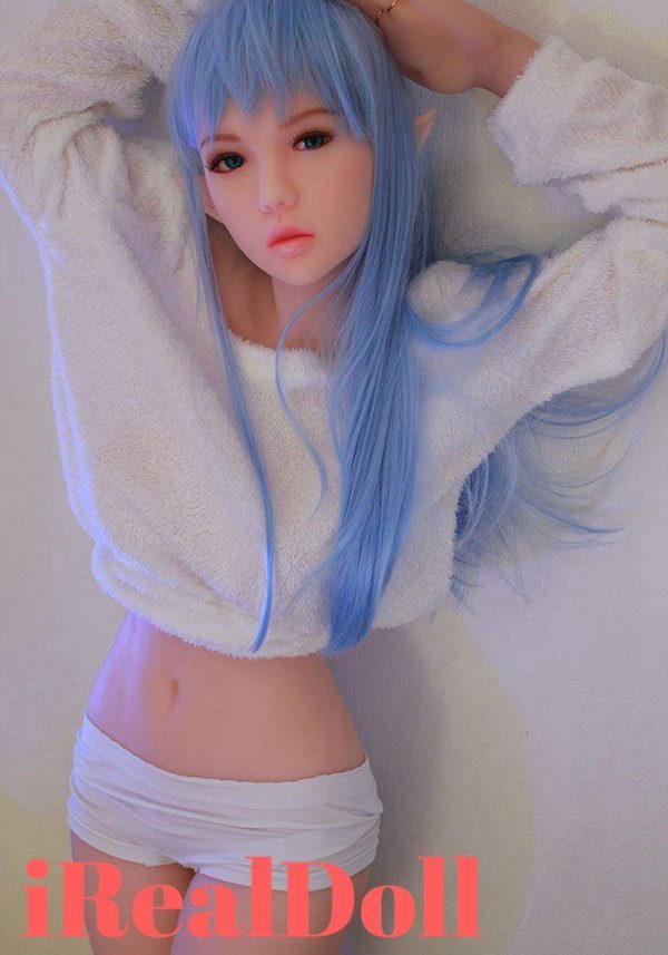 145cm Fit Body Sex Doll With Blue Purple Wig -irealdoll TPE love doll