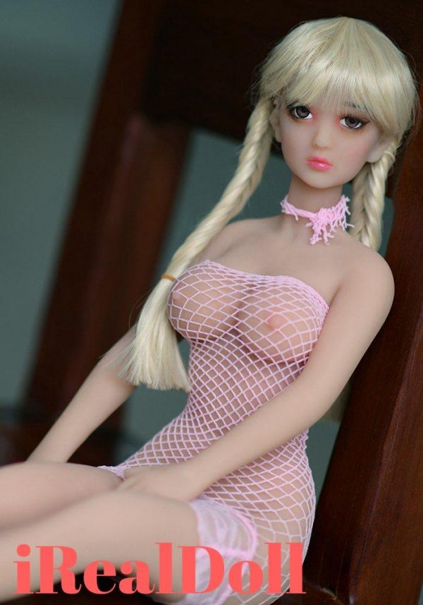 65cm Mini Sex Doll with Blond Hair – Alysa -irealdoll TPE love doll