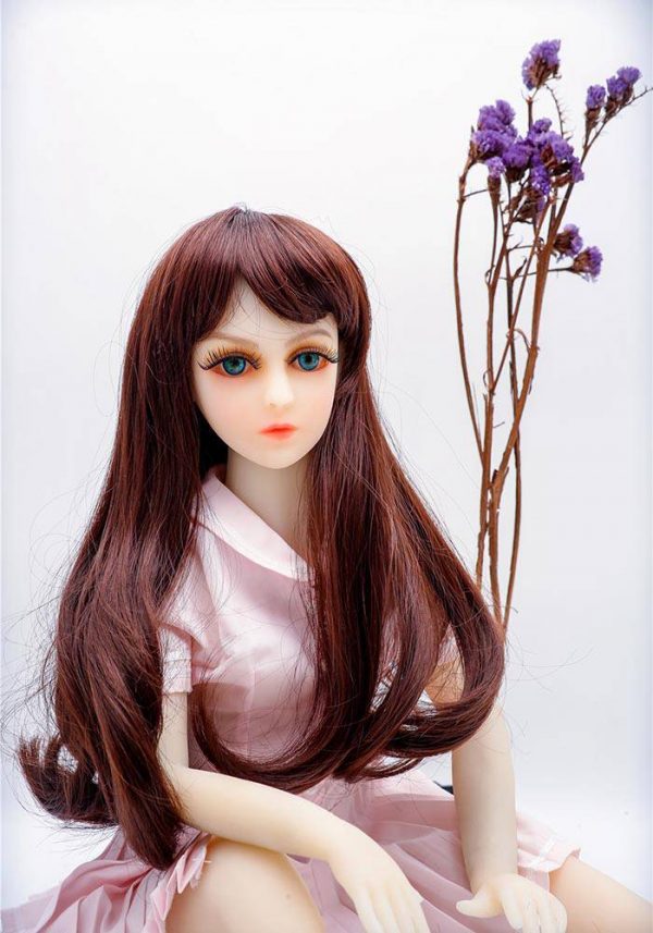 Blonde Mini Sex Doll 63CM – Nannie -irealdoll TPE love doll